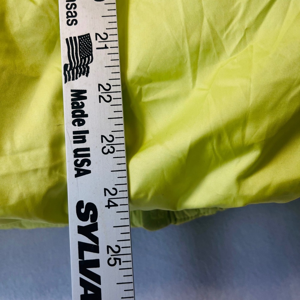 Puffer Vest Old Navy Small Neon Lime Yellow Soft Zipper Lightweight Y2K - Picture 6 of 9